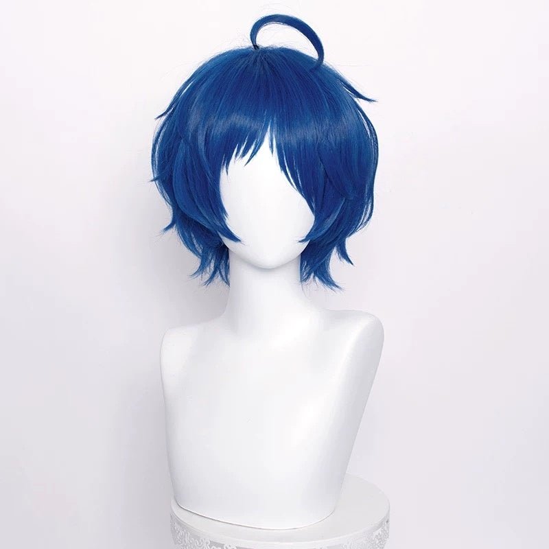 Wonder Egg Priority Ohto Ai Short Blue Cosplay Wigs - lemailwigs