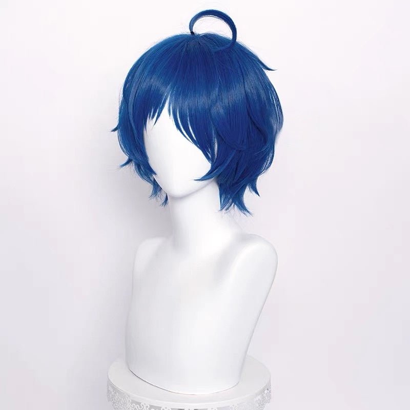 Wonder Egg Priority Ohto Ai Short Blue Cosplay Wigs - lemailwigs
