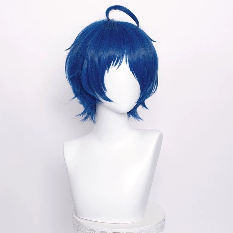 Wonder Egg Priority Ohto Ai Short Blue Cosplay Wigs - lemailwigs