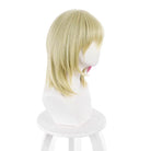 Wonder Egg Priority Rika Kawai 40cm Long Blonde Mixed Pink Cosplay Wigs - lemailwigs