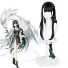 Wuthering Waves Baizhi Black mixed White Cosplay Wig - lemailwigs