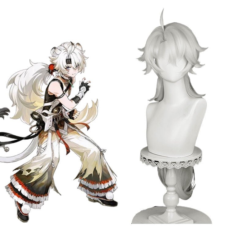 Wuthering Waves Lingyang White Cosplay Wig - lemailwigs