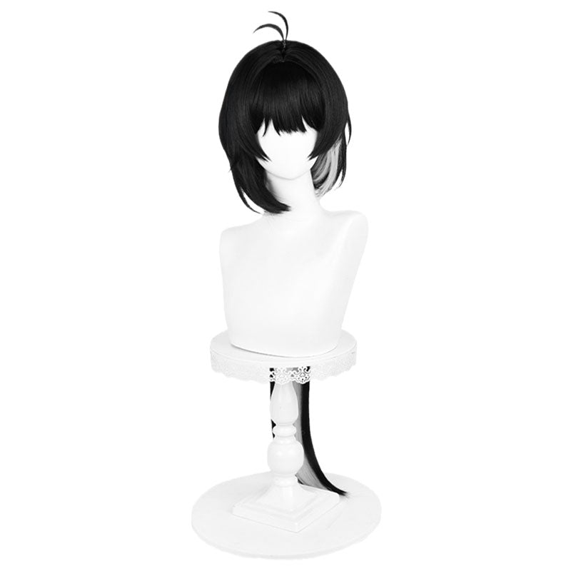 Wuthering Waves Rover Female Black mixed White Cosplay Wig - lemailwigs