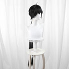 Wuthering Waves Rover Male Black Cosplay Wig - lemailwigs