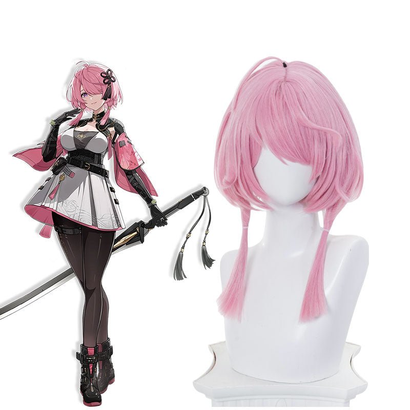 Wuthering Waves Taoqi Pink Cosplay Wig - lemailwigs