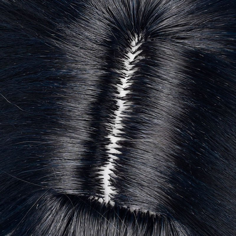 Wuthering Waves Yangyang Black mixed White Cosplay Wig - lemailwigs