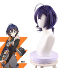 Zenless Zone Zero Belle Female Blue Purple Short Cosplay Wigs - lemailwigs