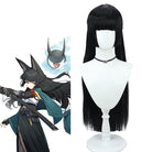 Zenless Zone Zero Hoshimi Miyabi Black Long Straight Cosplay Wigs - lemailwigs