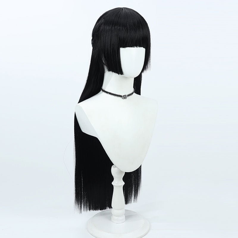 Zenless Zone Zero Hoshimi Miyabi Black Long Straight Cosplay Wigs - lemailwigs