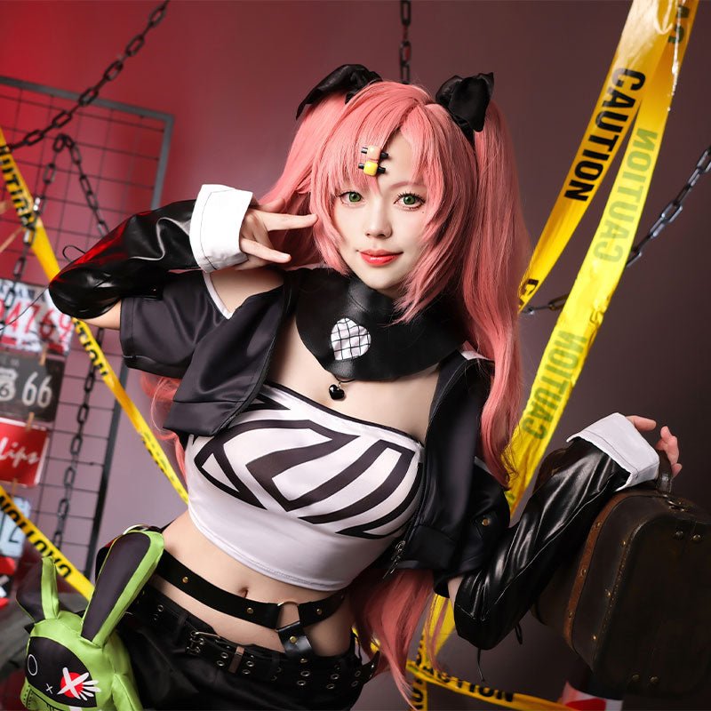 Zenless Zone Zero Nicole Demara Pink Cosplay Wigs - lemailwigs