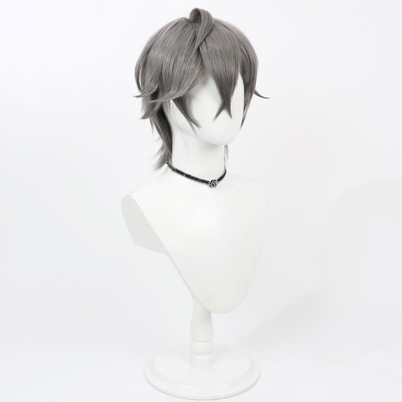 Zenless Zone Zero Wise Male White Short Cosplay Wigs - lemailwigs