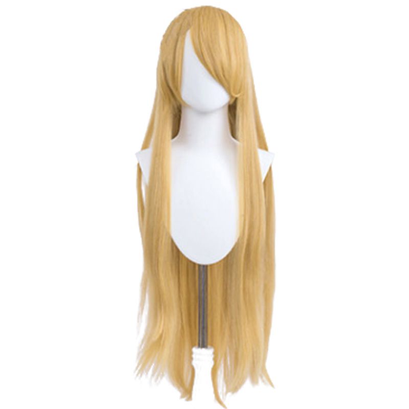 100cm Long Straight Blonde Color General Anime Cosplay Wigs - lemailwigs