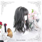 45cm Natural Grey Curly Water Ripples Lolita Wig - lemailwigs
