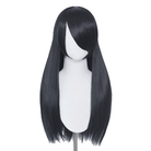 60cm Long Straight Black Color General Anime Cosplay Wigs - lemailwigs