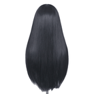 60cm Long Straight Black Color General Anime Cosplay Wigs - lemailwigs