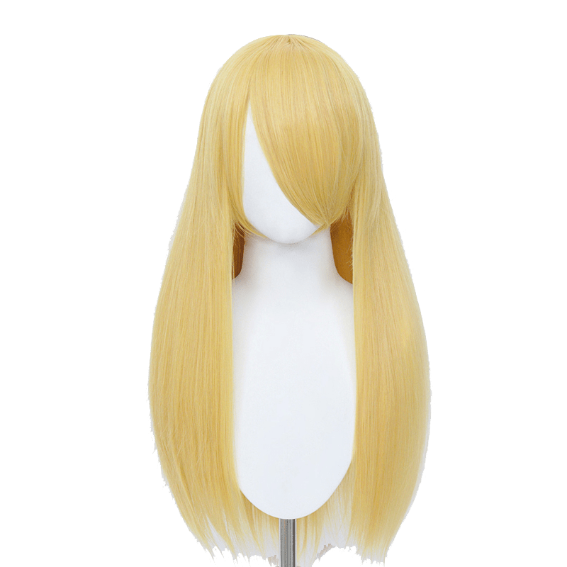 60cm Long Straight Dark Blonde Color General Anime Cosplay Wigs - lemailwigs