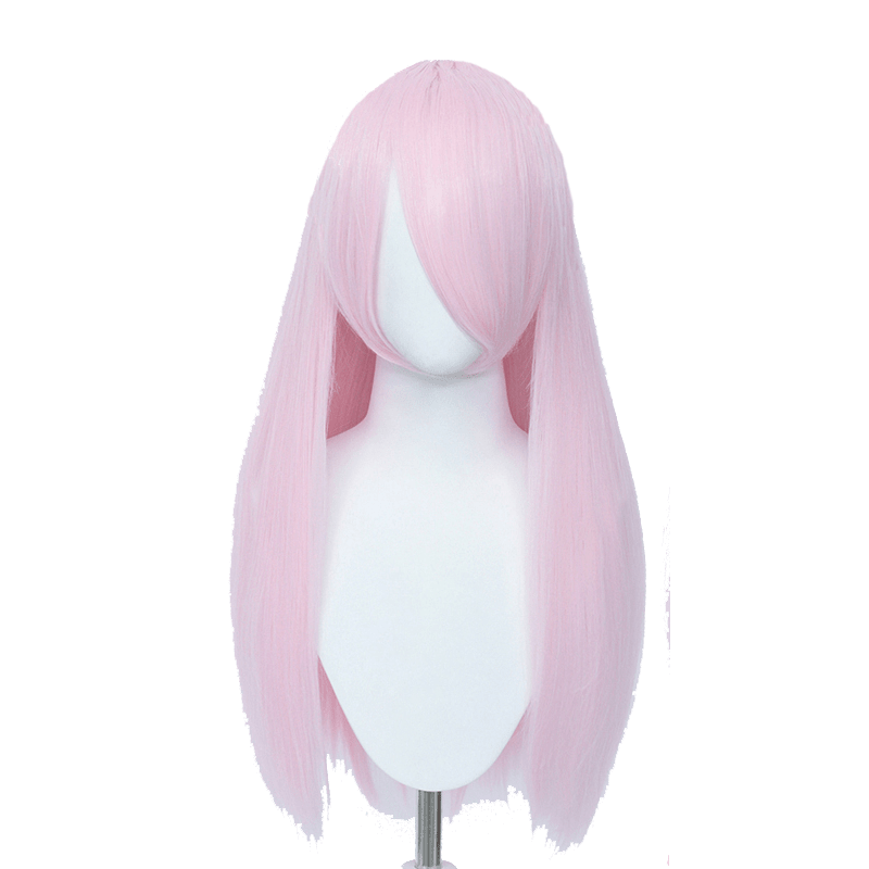 60cm Long Straight Light Pink Color General Anime Cosplay Wigs - lemailwigs