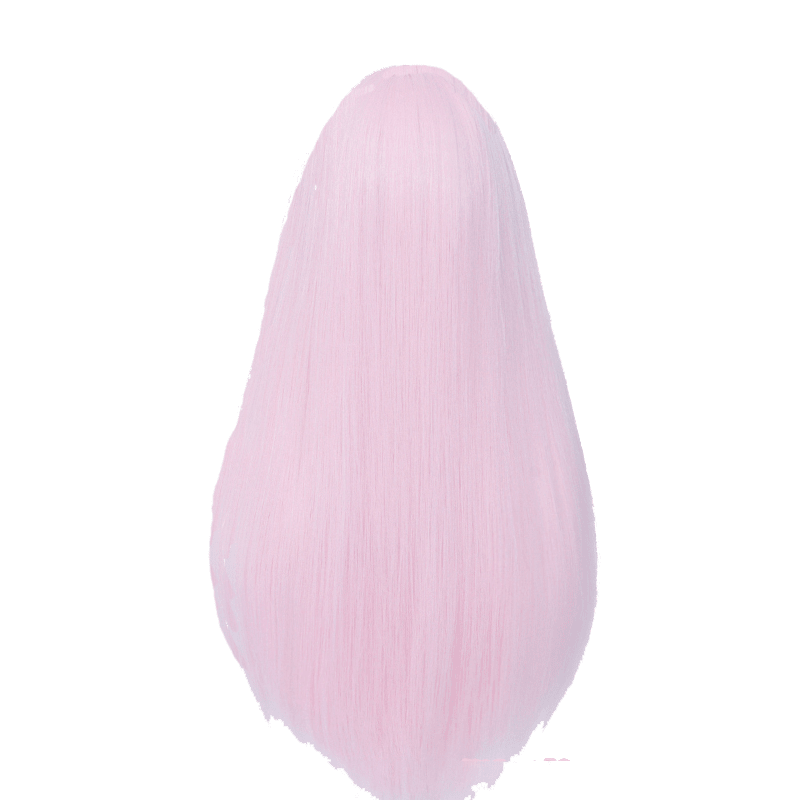 60cm Long Straight Light Pink Color General Anime Cosplay Wigs - lemailwigs