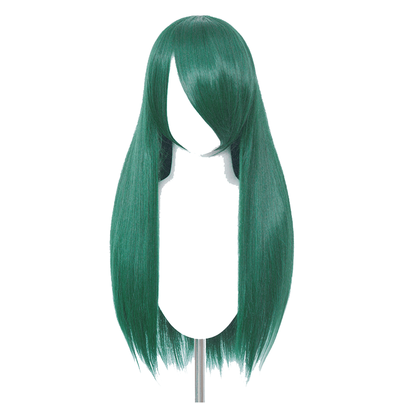 60cm Long Straight Mixed Green Color General Anime Cosplay Wigs - lemailwigs