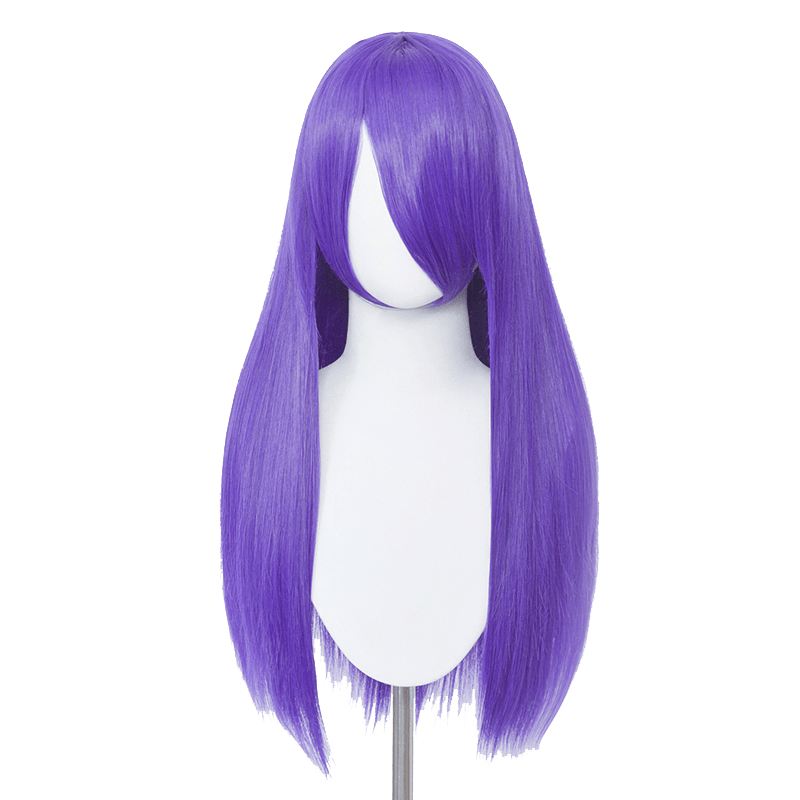 60cm Long Straight Purple Color General Anime Cosplay Wigs - lemailwigs