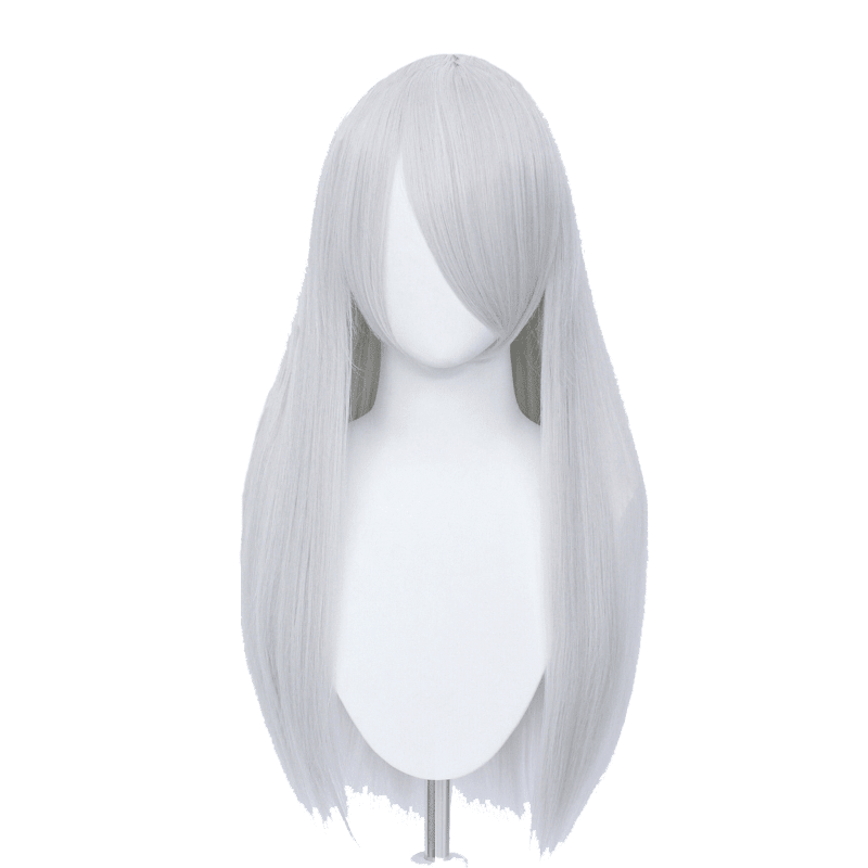 60cm Long Straight Sliver Color General Anime Cosplay Wigs - lemailwigs