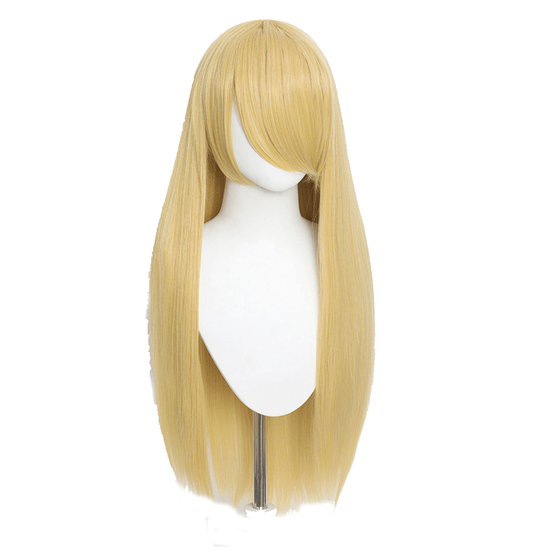 80cm Long Straight Blonde Color General Anime Cosplay Wigs - lemailwigs