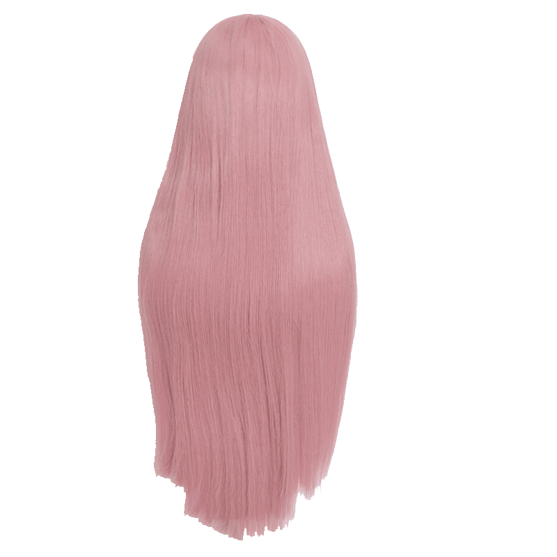 80cm Long Straight Dark Pink Color General Anime Cosplay Wigs - lemailwigs