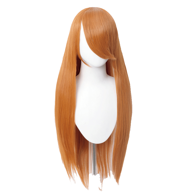 80cm Long Straight Dark Yellow Color General Anime Cosplay Wigs - lemailwigs