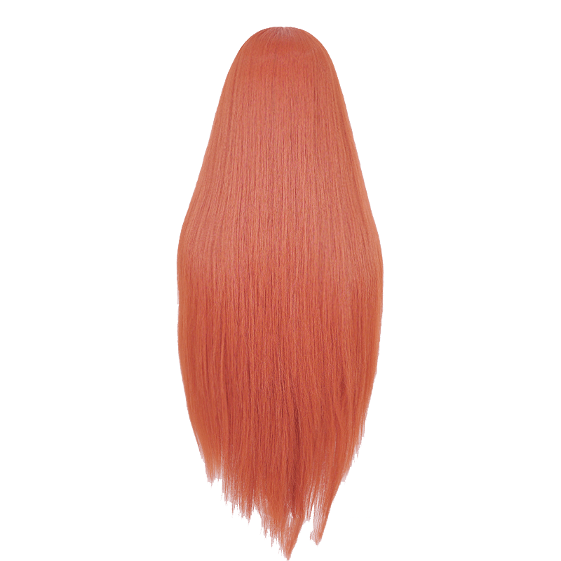 80cm Long Straight Orange Color General Anime Cosplay Wigs - lemailwigs