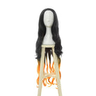 Demon Slayer Kamado Nezuko Long Curly Gradient Cosplay Wig - lemailwigs