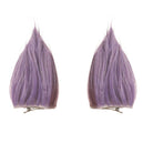 Game Genshin Impact Keqing Long Mixed Purple Ponytail Cosplay Wigs With Ears - lemailwigs
