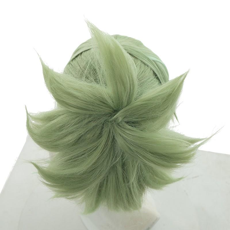 Genshin Impact Kuki Shinobu 40cm Green Cosplay Wig - lemailwigs